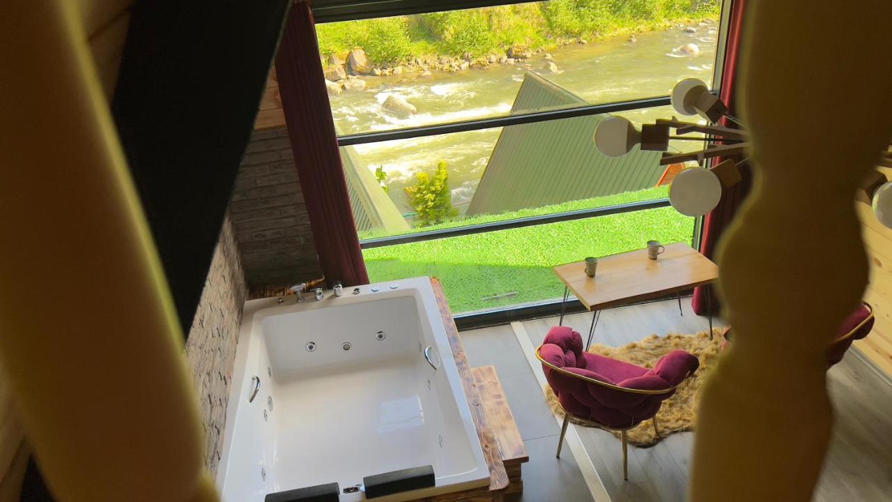 Çamlıhemşin Tabiat Bungalows Otel מראה חיצוני תמונה