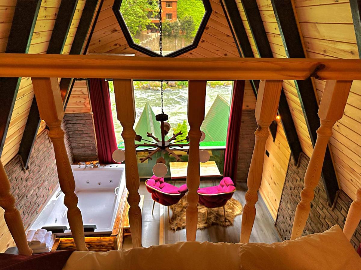 Çamlıhemşin Tabiat Bungalows Otel מראה חיצוני תמונה